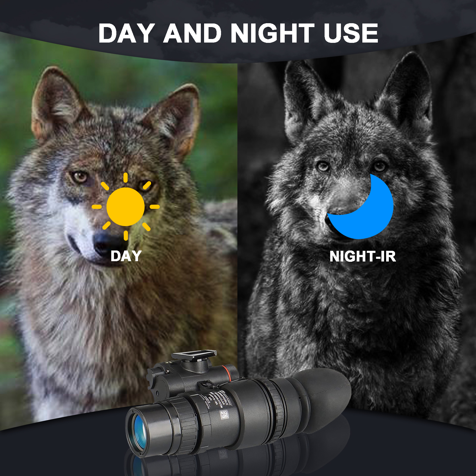New Infrared 2.7X 32mm Digital Scope Night Vision PVS 18A Monocular High Functioning NVG