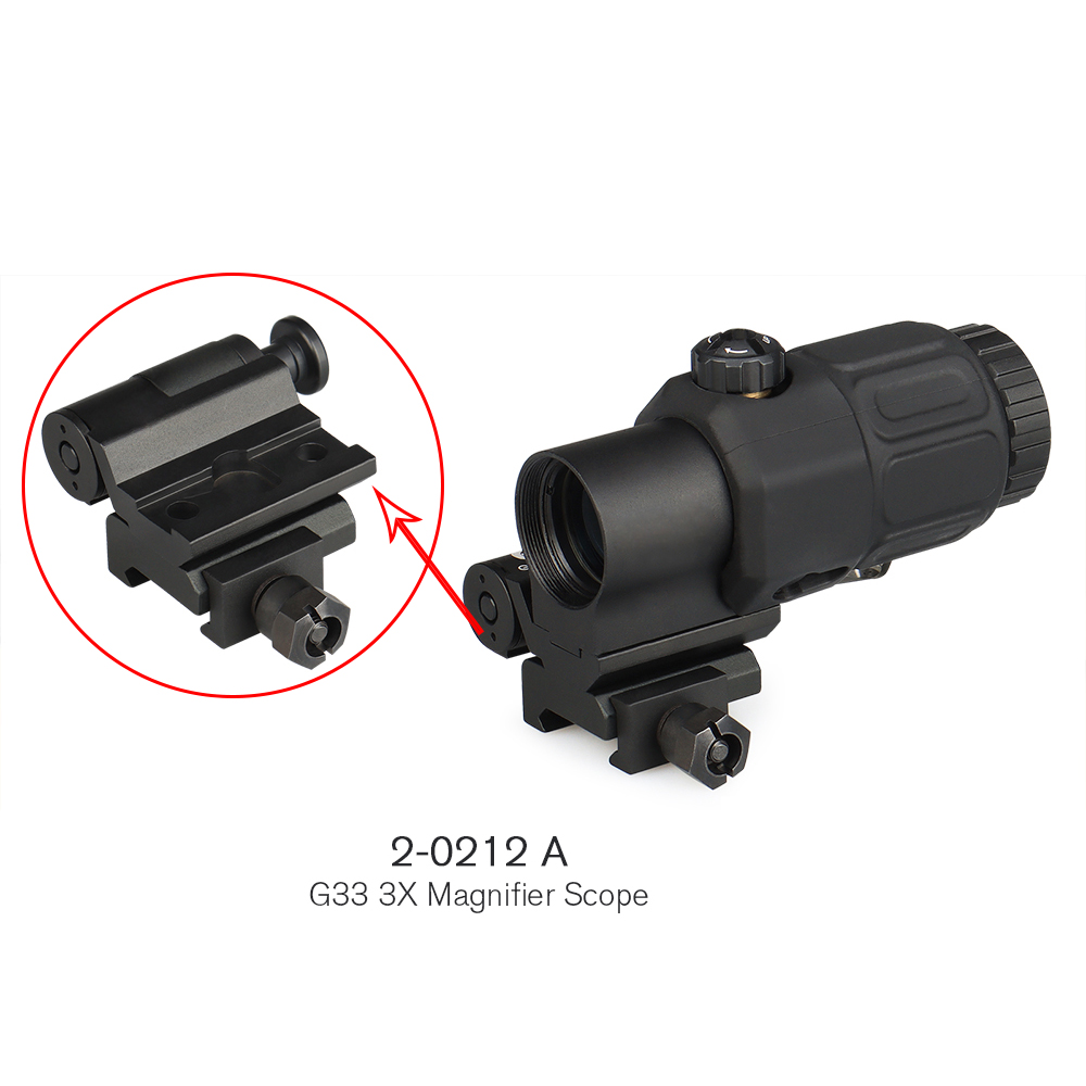 Holographic Sight 3x Magnifier with SOTAC G33 STS Type Mount