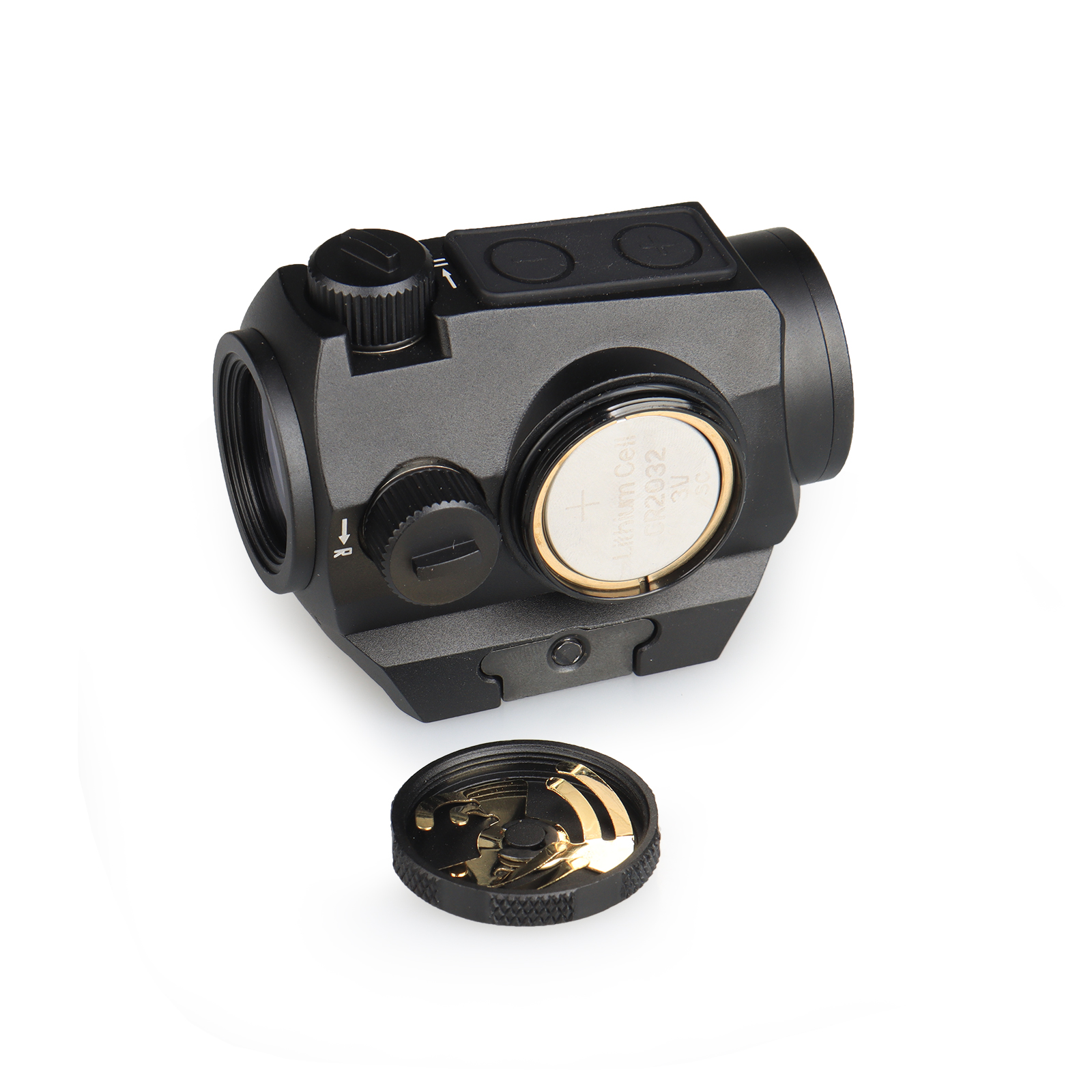 YSS CVLIFE JackalHowl Red Dot Sight 2 MOA Shake Awake Reflex Sight with the Absolute Co-witness and Low Profile Mount