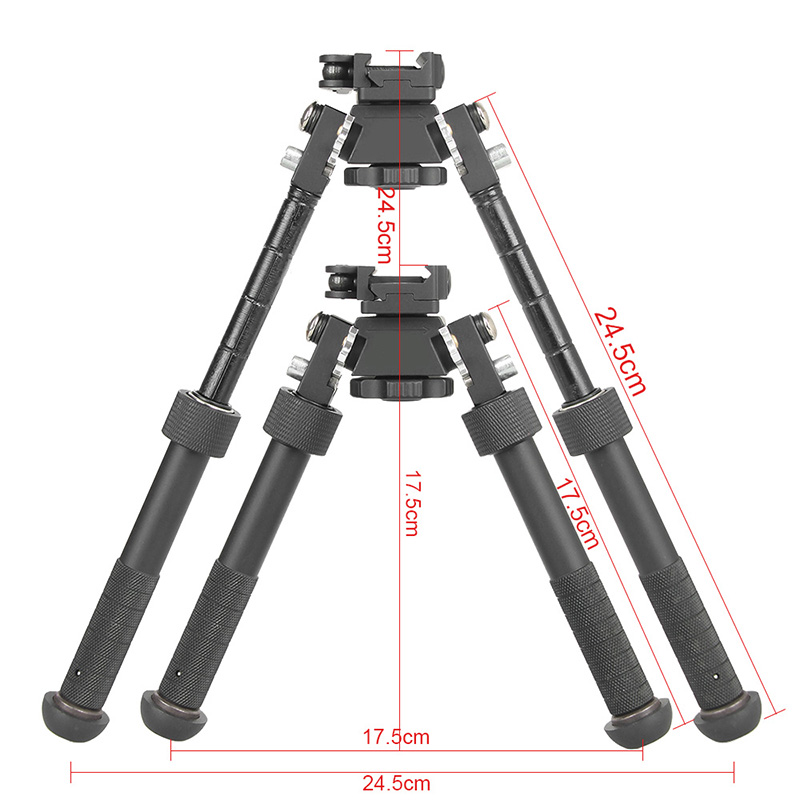 Tactical Bipod Height 4.75"- 9"