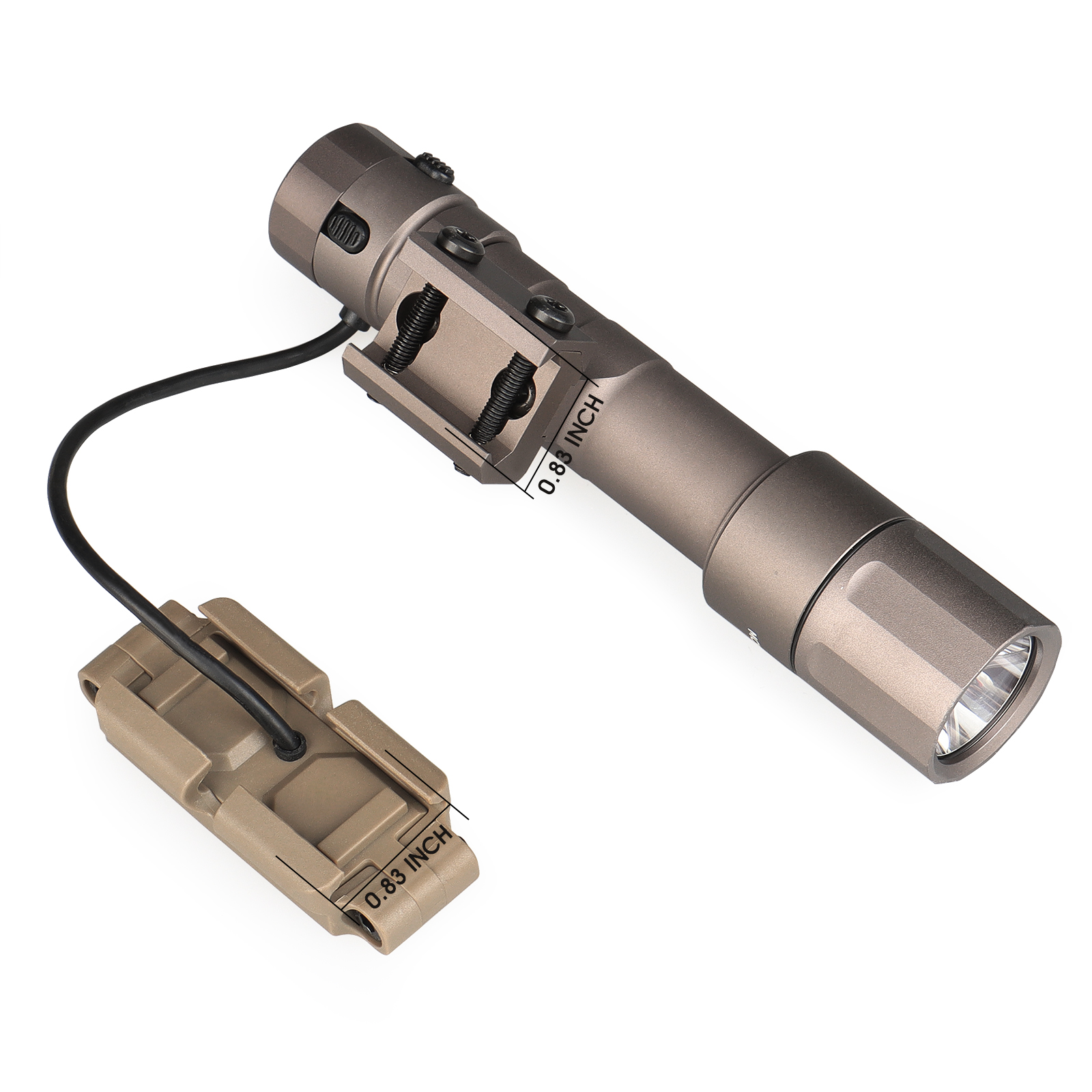 LED 2.0 MCH Single Output Flashlight 1400 Lumens 40,000 Candela Light