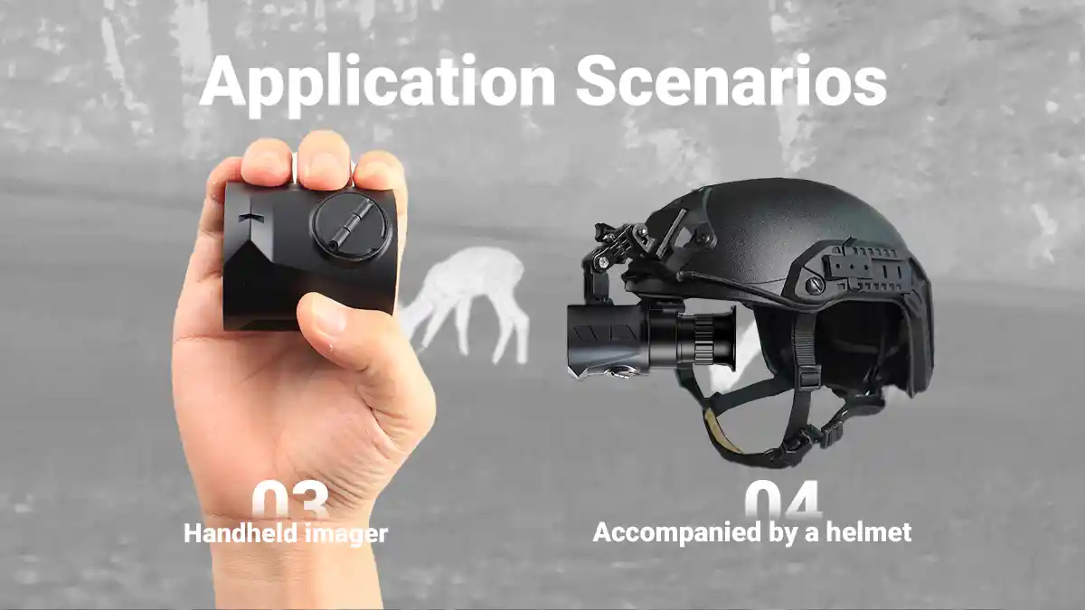 virgo s2 mini thermal scope Thermal Imaging Head-mounted and handheld use