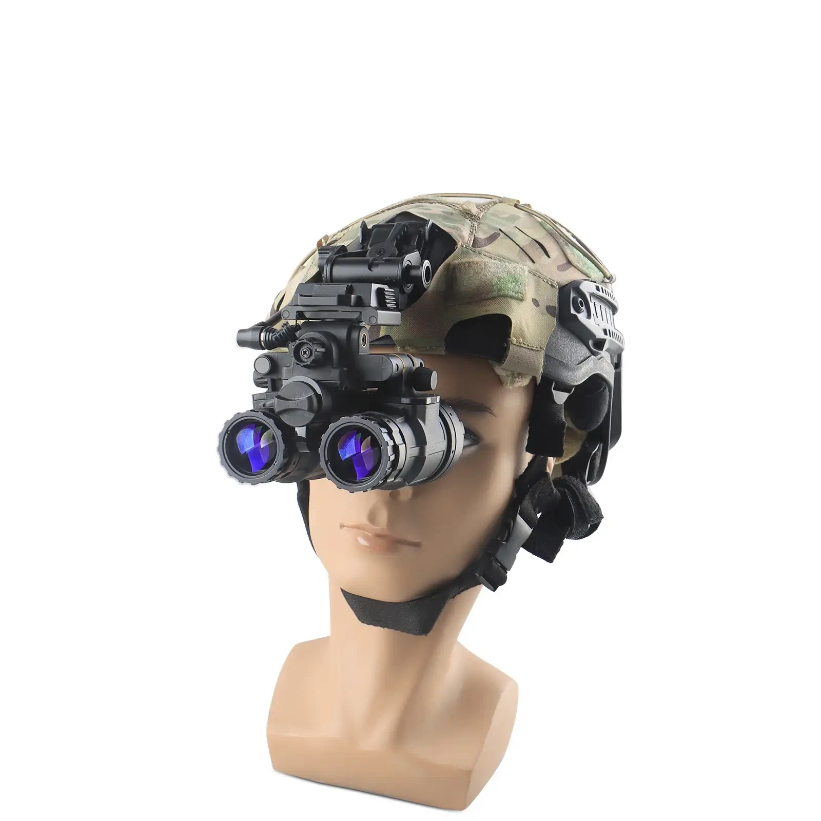 PVS-31 mounted on a helmet display head