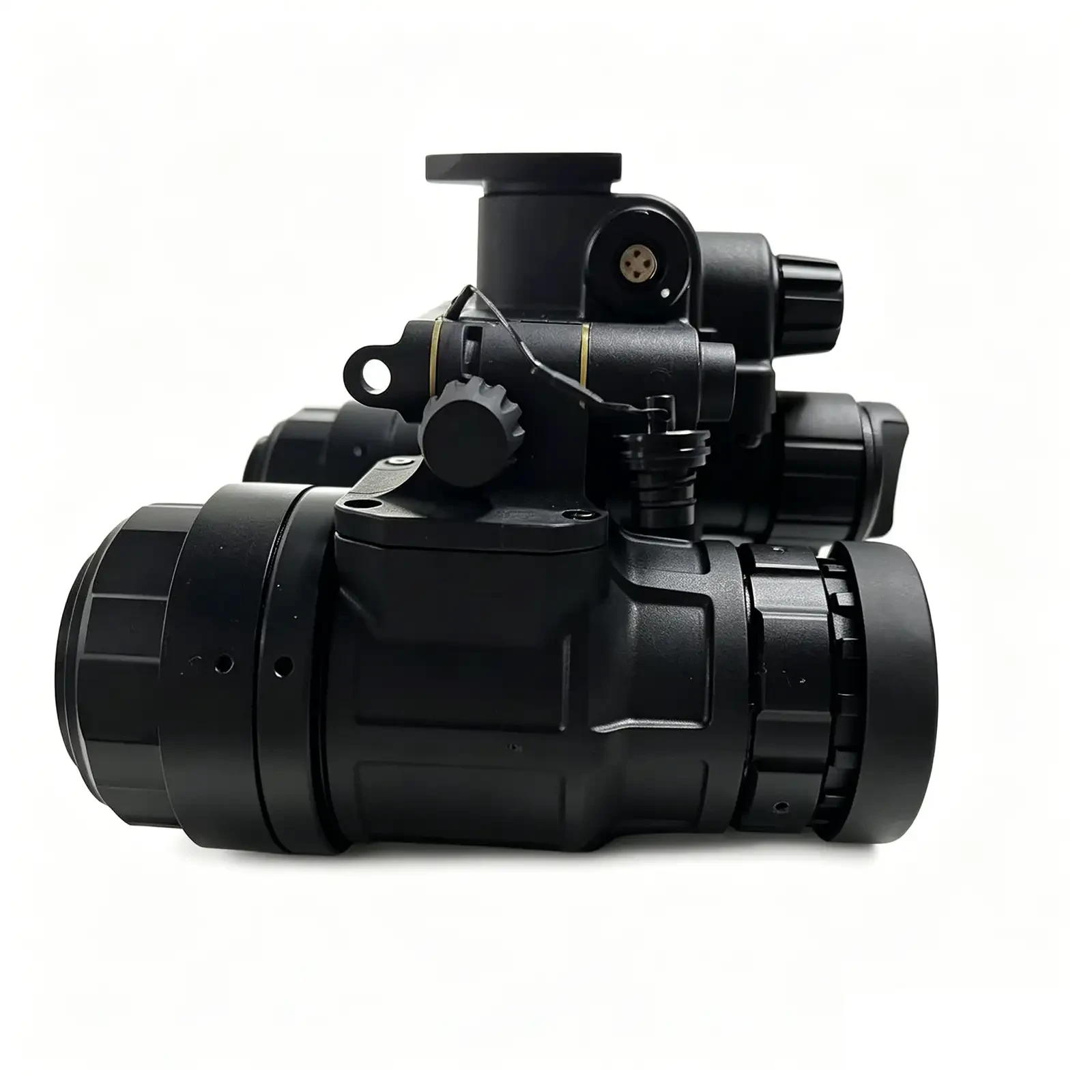 PVS-31 rear view showing eyepieces and hinge